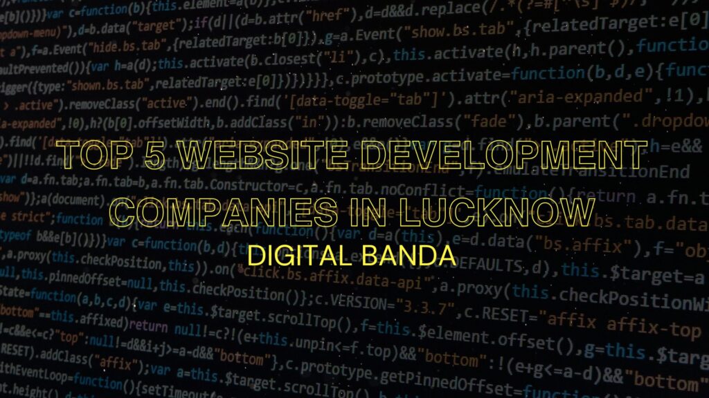 Top 5 Website Development Companies in Lucknow