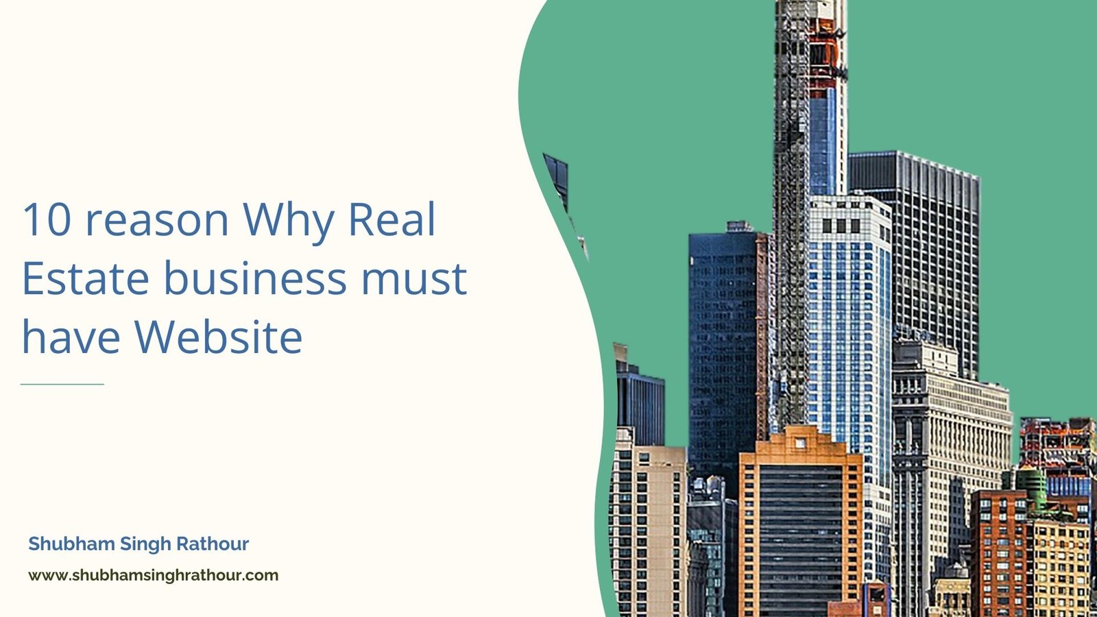 10 reason Why Real Estate business must have Website